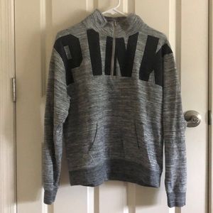 Pink Quarter-zip up